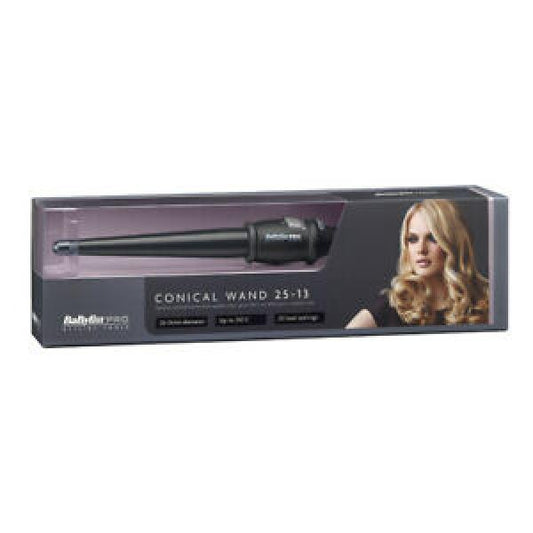 Babyliss Pro Small Conical Tong 25MM - 13MM Ceramic Black Babyliss