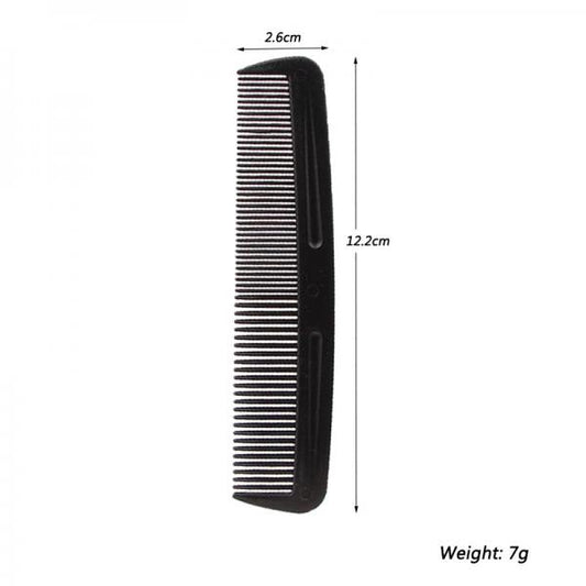 FTW Barbers Pocket Comb 5" Small Black To Fit In Back Pocket Flex Old Style Finishing Touch Wangaratta