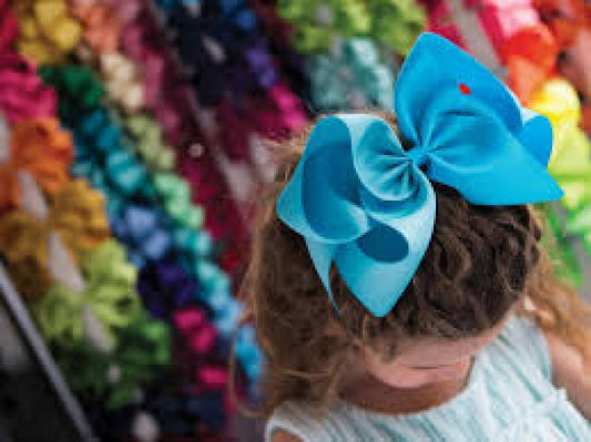 Squeeze Clip Twin Mini Bows Assorted Styles And Colors. Georgia Ella Cosmetics