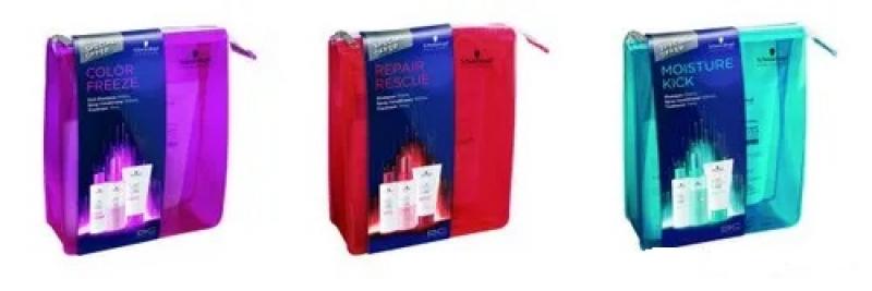 Schwarzkopf Travel Packs - Moisture Kick Or Color Freeze Or Repair Henkel