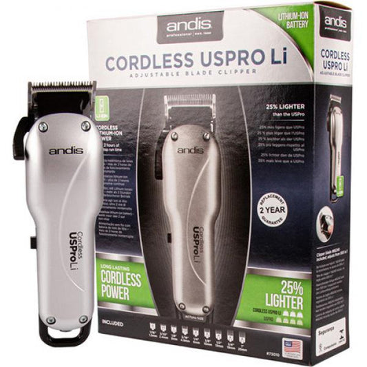 Andis USPro Li Clipper Cordless 2 Year Guarantee Andis