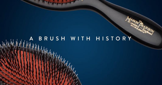 Mason & Pearson B4 Pocket Pure Bristle Dark Ruby Brush Mason And Pearson