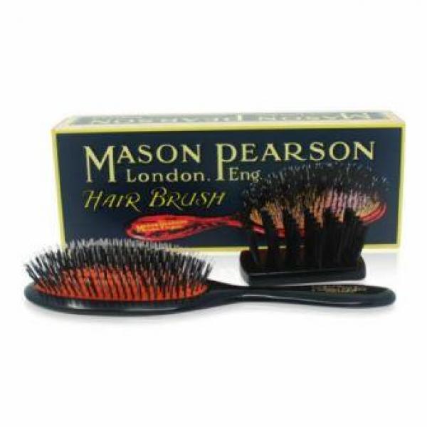 Mason & Pearson BN3 Handy Bristle And Nylon Dark Ruby Brush Including Cleaner Mason And Pearson
