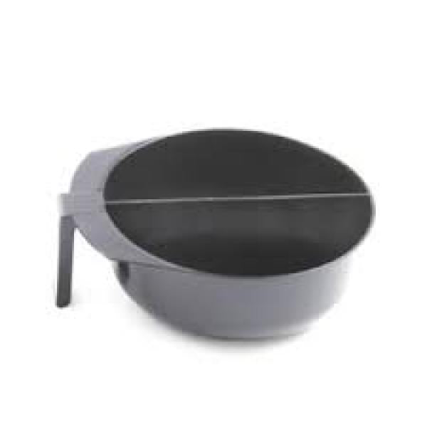 Finishing Touch Jumbo Black Tint Bowl With Divider Two Color Application
