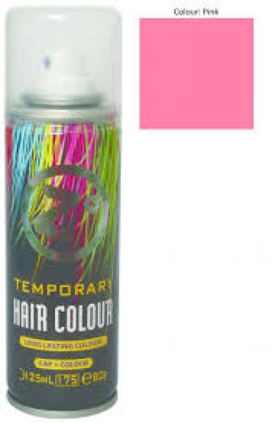 Temporary Pink Hairspray Zo 125ML Finishing Touch Body Hair And Beauty Supplies
