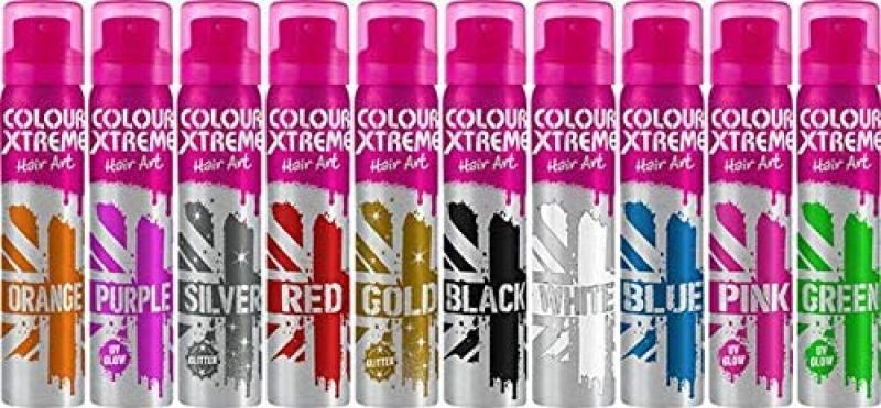 Color Xtreme Black Hairspray 75ML Roux