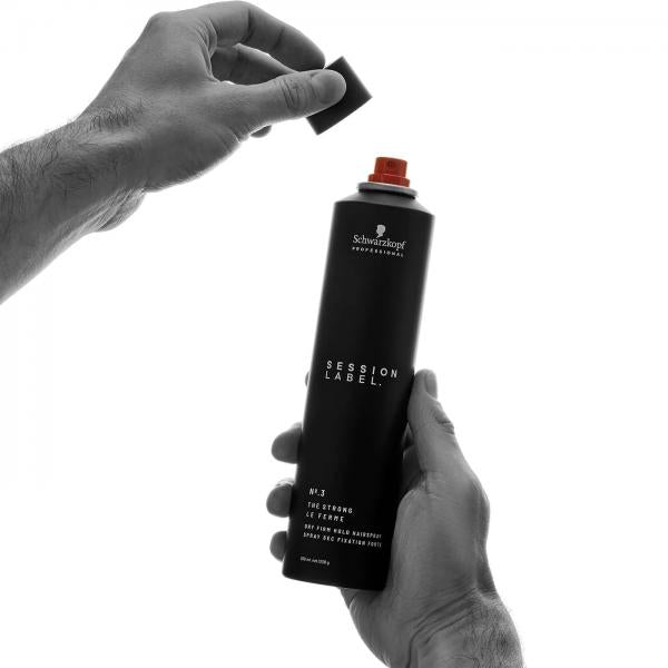Schwarzkopf Session Label The Strong Le Fixant Dry Firm Hold Hair Spray 300ML Henkel