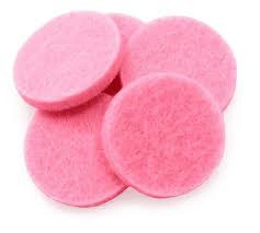 Sponge Round Pink Pack Of 10. Finishing Touch Body Hair And Beauty Supplies