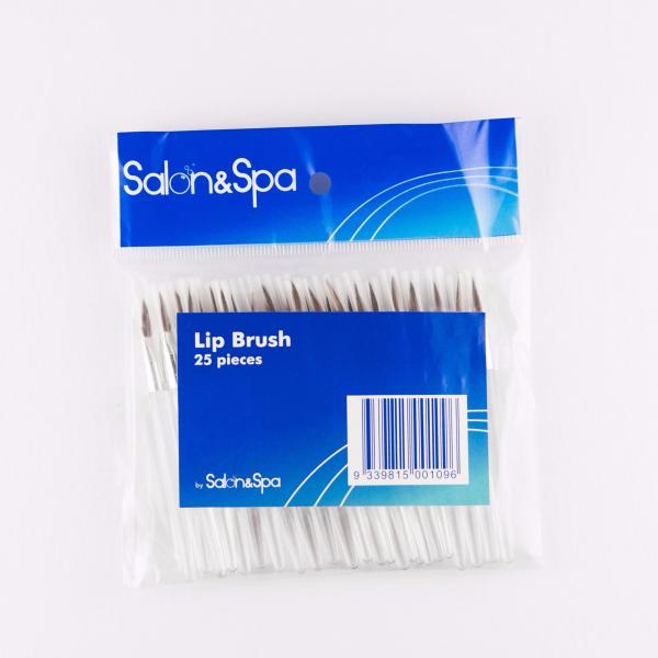 Salon And Spa Disposable Lip Brush 25 Pieces Clear Handle Salon And Spa
