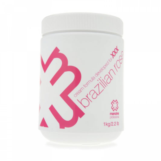 Mancine Brazilian Rose Strip Wax XXX Creme Formula 800ML Mancine