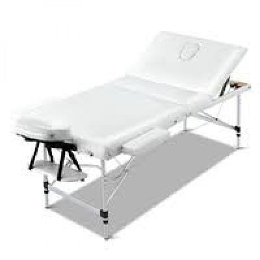 Wax Bed Stationary With Towel Rack White W 630MM x L 1820MM x H 840MM Aqua