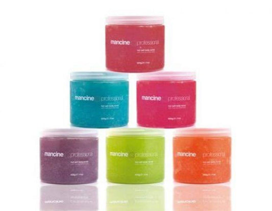 Mancine Coconut & Vanilla Hot Salt Body Scrub With Natural Botanicals 520GM Mancine