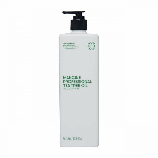 Mancine Face And Body Wash With Tea Tree Oil 1000ML Mancine