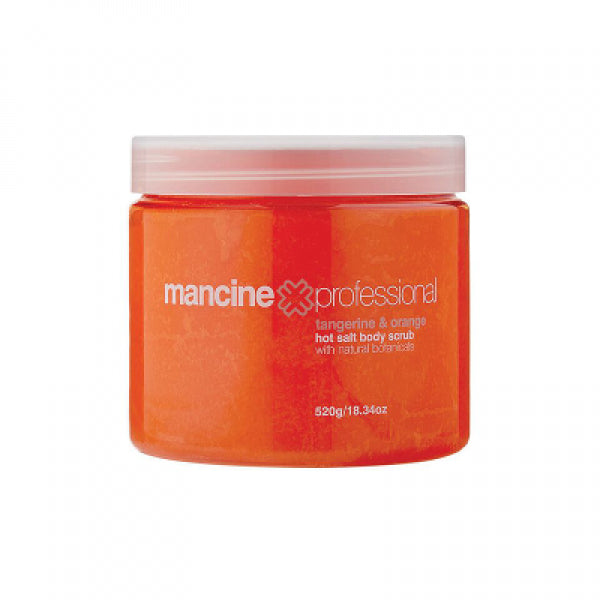 Mancine Tangerine And Orange Hot Salt Body Scrub With Natural Botanicals 520GM Mancine