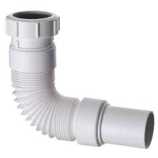 Flexible Waste Pipe Universal Plastic Finishing Touch Wangaratta
