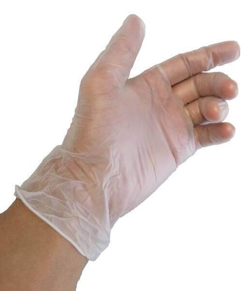 Vinyl Gloves Medium Low Or Powder Free 100 Per Box Livingstone
