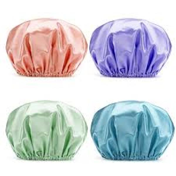 Shower Caps Eva Blue Or Pink Single Packaging.