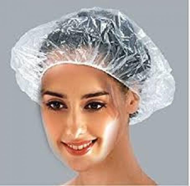 Shower Caps Disposable Pack Of 100 Clear.
