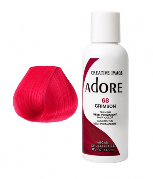 Adore Plus Semi Permanent Hair Color Crimson 118ML Adore