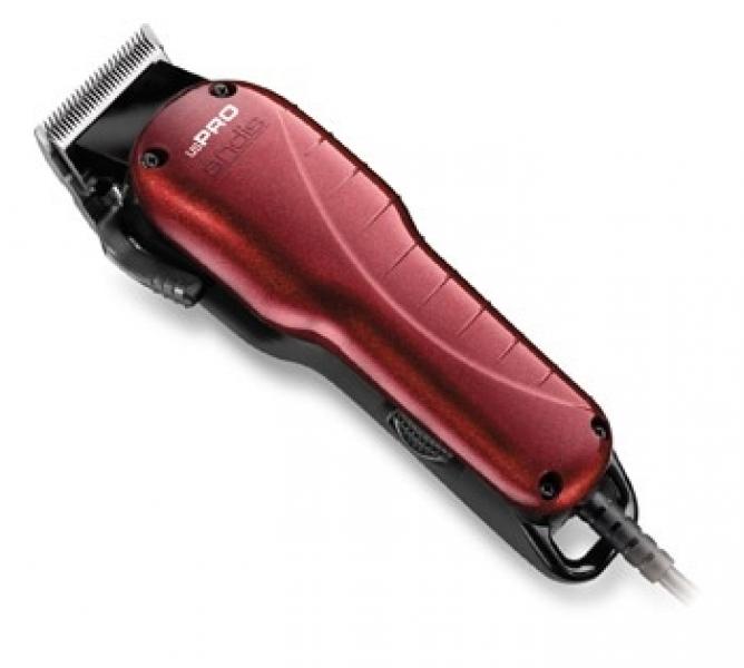 Andis US Pro Corded Clipper Maroon Includes Gaurds