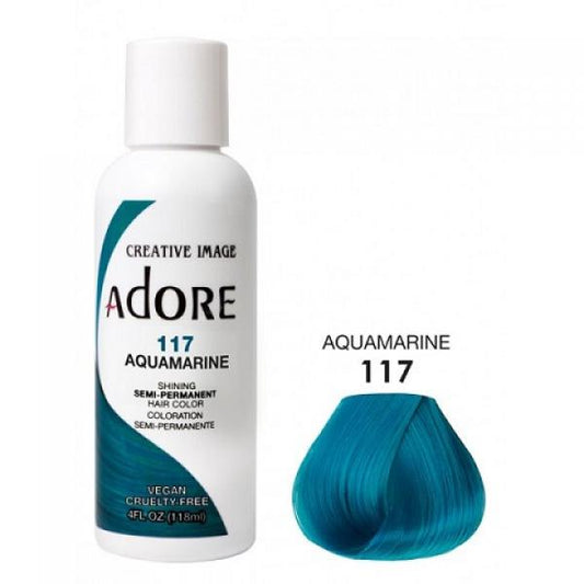Adore Plus Semi Permanent Hair Color Aquamarine 118ML Adore
