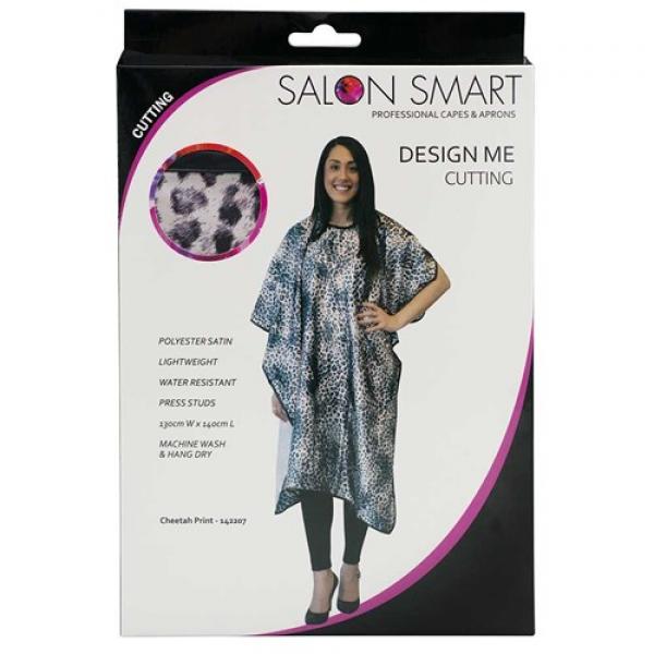 Salon Smart Cheetah Cape With Press Studs Salon Smart