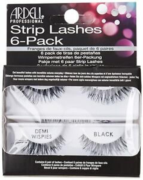 Ardell Invisibands Natural Demi Wispies Black 6 Pack Ardell