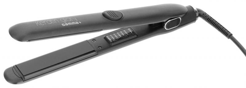 Gamma+ Keratin Glory Black Straightening Iron Italian