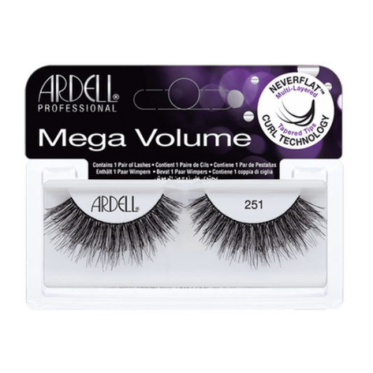 Ardell Mega Volume Lashes 251 Black One Set Ardell