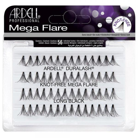 Ardell Mega Flare Knot Free Large Black Lashes Ardell