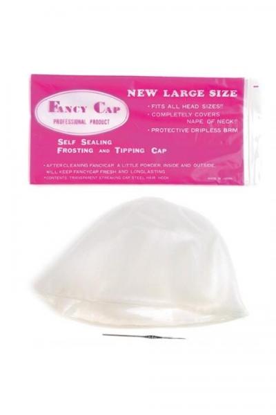 Fancy Cap Self Sealing Frosting Tip Cap Large Clear With Stainless Hook Fancy