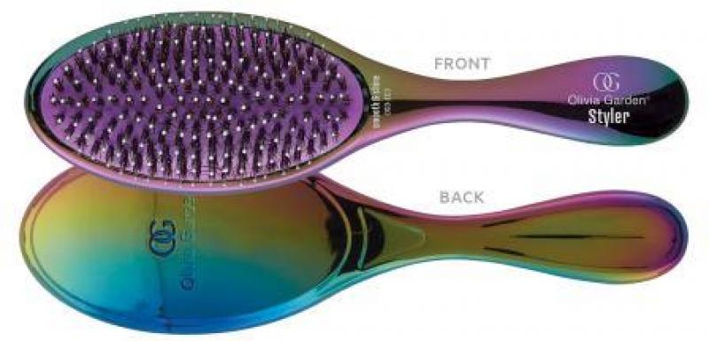Olivia Garden Aurora Detangle Brush Smooth Shine Style Hair