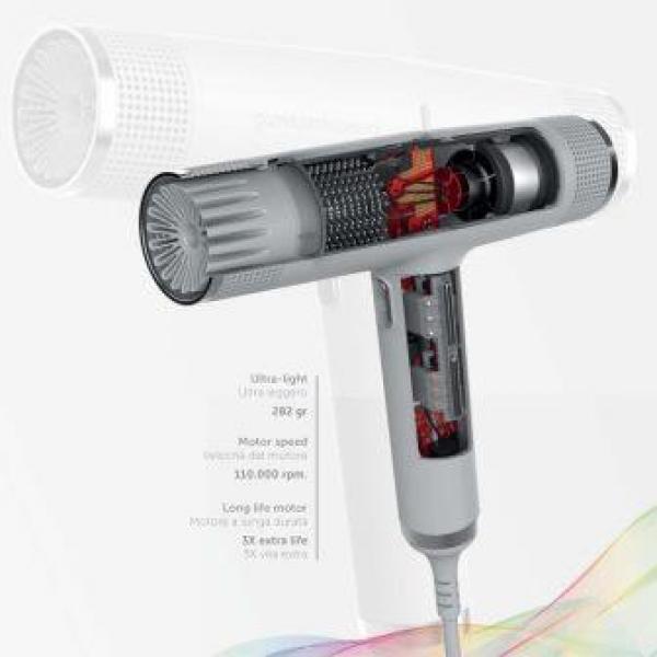Gama Dryer Professional IQ Perfetto Silver Chrome Gama IQ