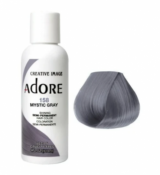 Adore Plus Semi Permanent Hair Color Mystic Grey 118ML Adore