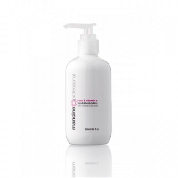 Mancine Hand & Body Lotion Rose & Vitamin E 250ML