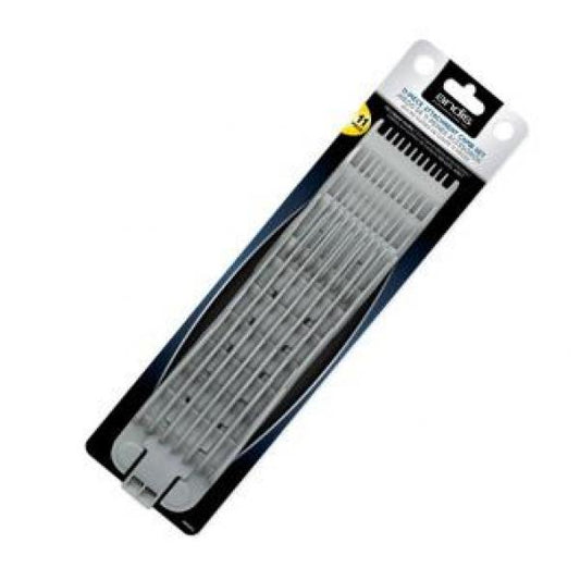 Andis Clipper Attachment Gaurd Set Of 11 Pieces Grey Andis