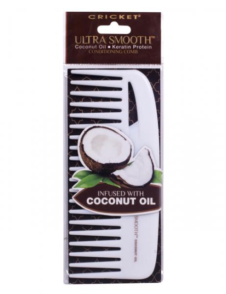 Cricket Ultra Smooth Conditioning Comb Infused With Coconut Oil And Keratin Protein Cricket