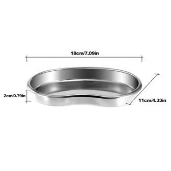 Kidney Dish Stainless Steel Small - 18CM x 11CM x 2CM Or 7.09IN x 4.33IN x 0.79IN Finishing Touch Wangaratta
