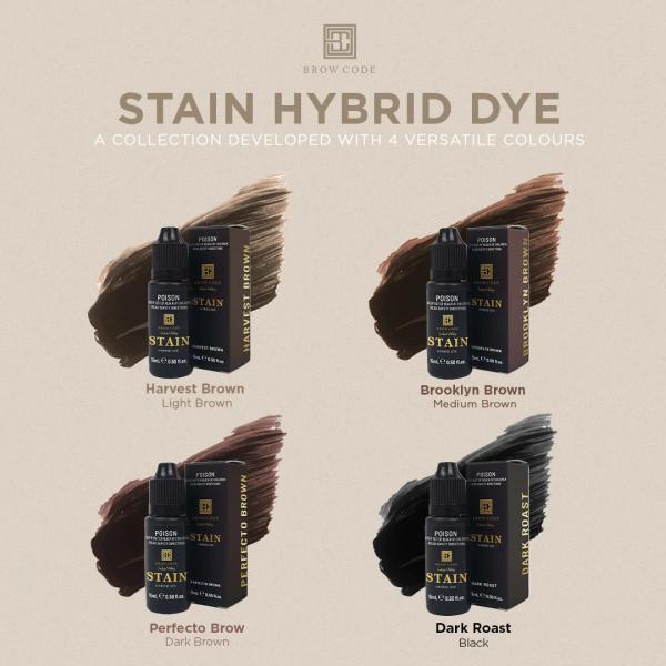 Brow Code Harvest Brown Stain Hybrid Brow Tint 15ML