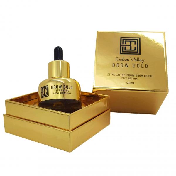 Brow Code Brow Gold Stimulating Brow Oil 100% Natural 30ML