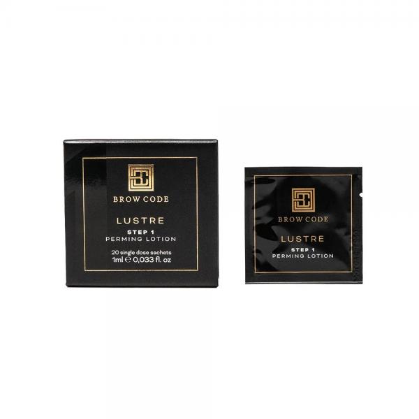 Brow Code Lustre Step 1 Perming Lotion 20 Single Dose Sachets