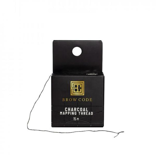 Brow Code Charcoal Mapping Thread String Black 30M