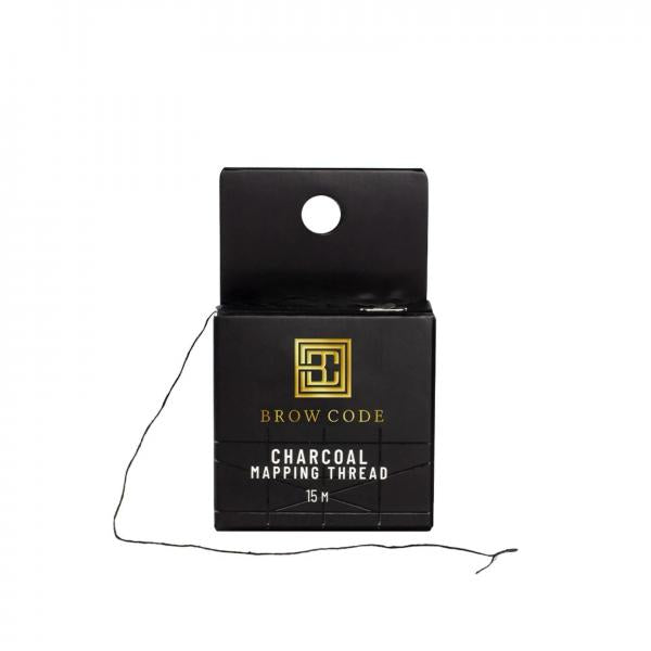 Brow Code Charcoal Mapping Thread String Black 30M