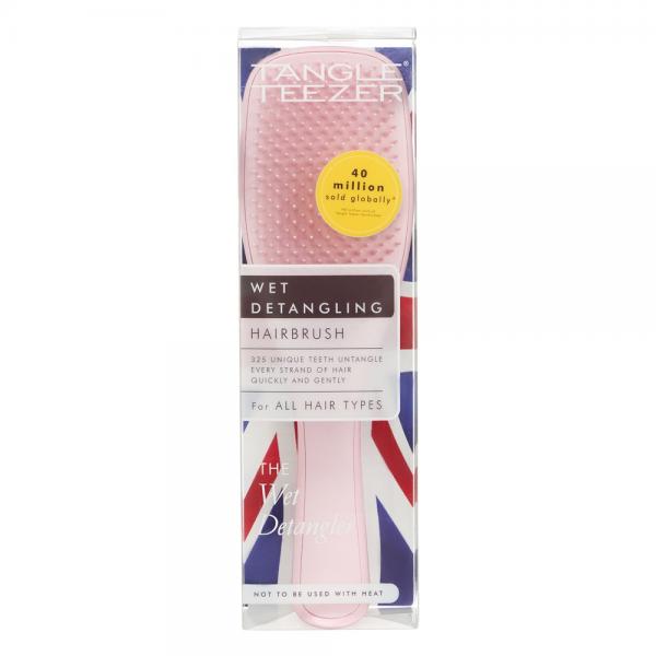 Tangle Teezer The Wet Pink Professional Detangling Hair Brush Wet With Handle