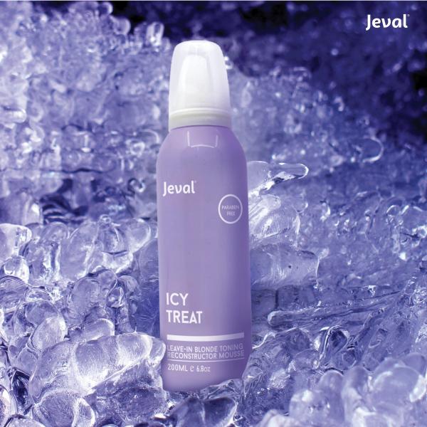 Jeval Infusions Icy Treat Leave In Blonde Toning Reconstructor Mousse 200ML