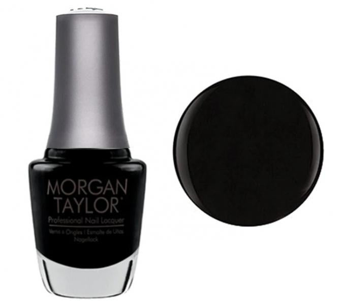 Morgan Taylor 830 Black Shadow (Little Black Dress) Nail Polish 15ML Morgan Taylor