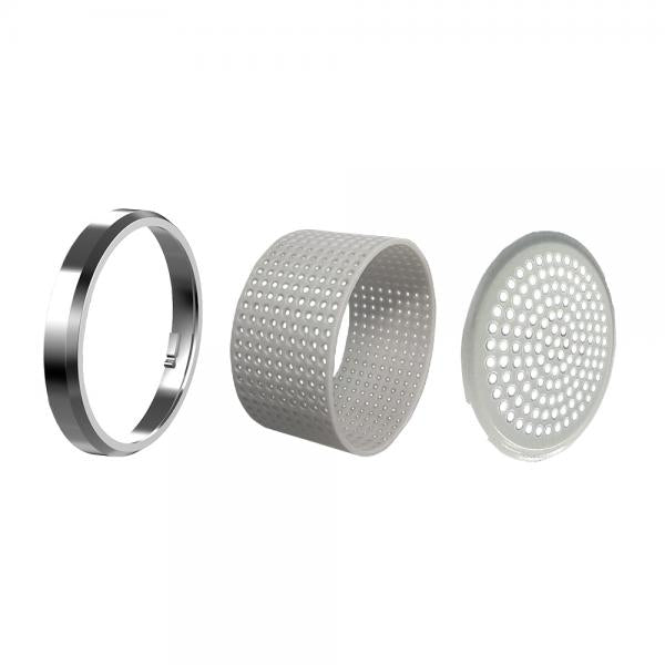 Gama IQ Dryer Spare Full Filter Cylinder With End Cap One Grey Plastic Cap - One Chrome Ring