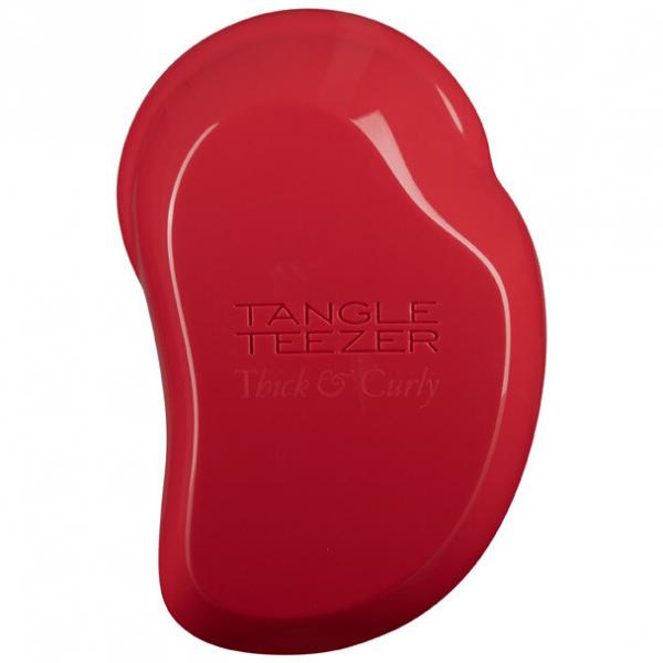 Tangle Teezer Original Salsa Red Professional Detangling Hair Brush Thick And Curly