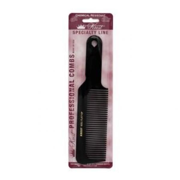 Krest 9001 Flat Top Comb Black Or White Krest