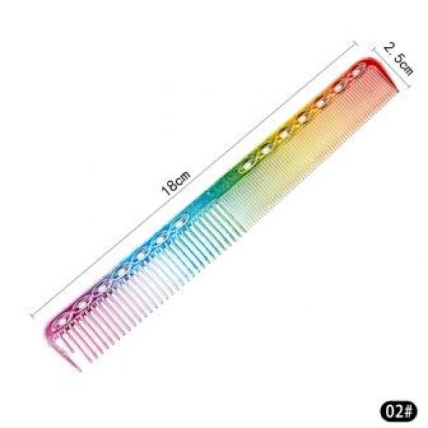 Finishing Touch Cutting Comb Transparent Multi Colored Finishing Touch Wangaratta